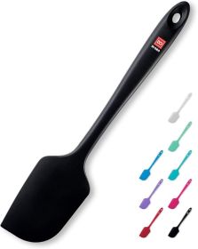Silicone Spatula - 600°F Heat-Resistant Rubber Kitchen Spatula for Baking, Scraping (Color: MULTI)