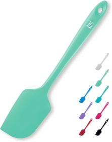 Silicone Spatula - 600°F Heat-Resistant Rubber Kitchen Spatula for Baking, Scraping (Color: MINT)